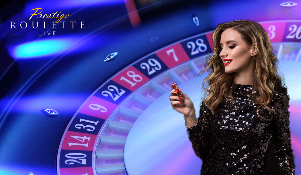 Beispielbild für das Prestige Roulette in einem Playtech Live Casino