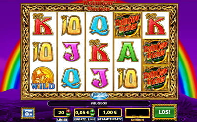 Der Slot Rainbow Riches ist beliebt bei den Nutzern des PlayFrank Casinos.