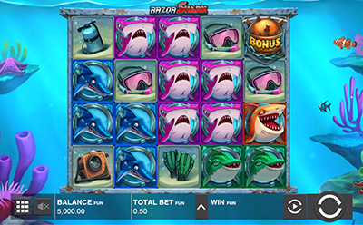 Razor Shark im Rolling Slots Online Casino.