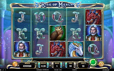 Der Rise of Merlin Slot im NightRush Casino.