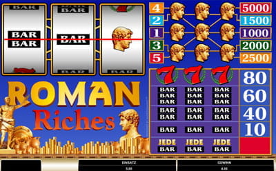 Roman Riches Spielautomat