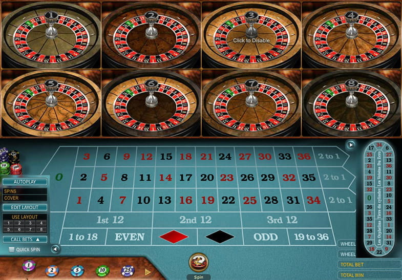 Multi Wheel Roulette gratis als Demo ausprobieren