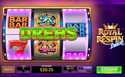 Royal Respin Deluxe Slot bei Betfair