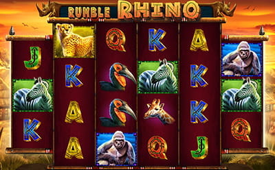 Rumble Rhino bei 888slots.