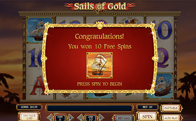 Sails of Gold Freispiele