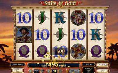 Sails of Gold Slot Bonus Gewinn