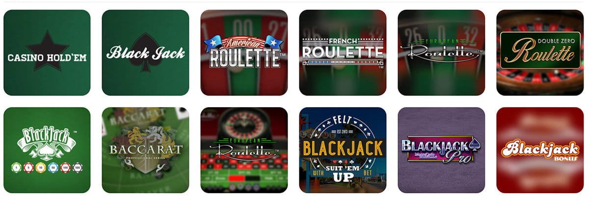 SchnellWetten Tischspiele – Blackjack und Roulette