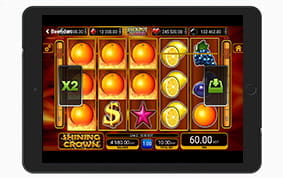 Shining Crown Mobile Slot aus dem Hause EGT