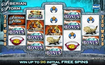 Siberian Storm Slot Bonus Spiel