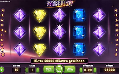 Starburst im Slot Planet Casino spielen