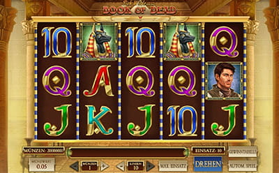 Book of Dead im Slotanza Casino spielen