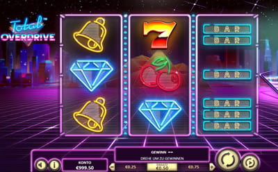 Der Slot Total Overdrive bei Slotty Vegas