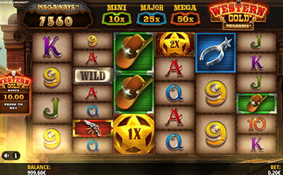 Spielt jetzt den Western Gold Megaways Slot im Sons of Slots Casino.