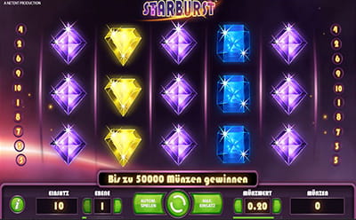 Der Slot Starburst.