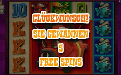 Die Free Spins bei Spinata Grande.