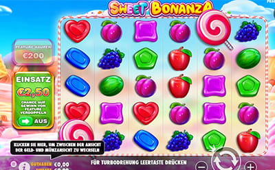 Der populäre Automat Sweet Bonanza von Pragmatic Play.