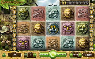 Gonzo’s Quest Slot im Stake Casino.