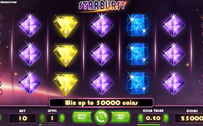 Starburst im Cadoola Online Casino