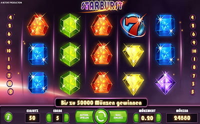 Starburst Slot bei Betsson