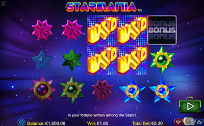 Starmania Slot Scatter