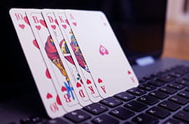 Online Poker Spielkarten