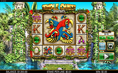 Temple Quest Spinfinity im Spinamba Online Casino