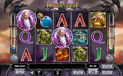 Tower Quest Spielautomat fürs Handy
