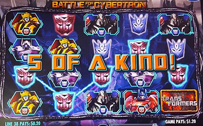 Transformers - Battle for Cybertron Slot Features