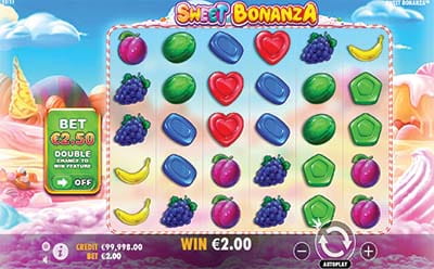 Der Sweet Bonanza Slot von Pragmatic Play.