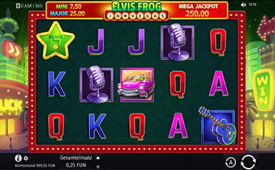 Spielt jetzt den Elvis Frog in Vegas Slot im Turbico Casino.
