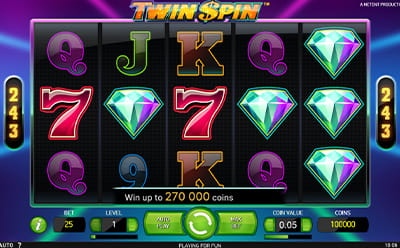 Twin Spin im Evolve Online Casino