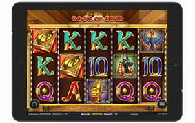 Der Klassiker Book of Dead, macht ebenfalls auf dem iPad eine gute Figur und findet sich im mobilen Angebot des Unibet Casinos.