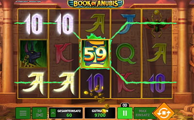 StakeLogic Online Slot Book of Anubis bei Unibet