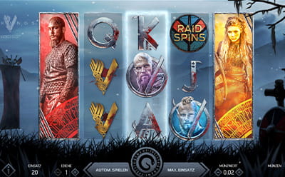 Der Slot Vikings von NetEnt im Vegadream Casino.