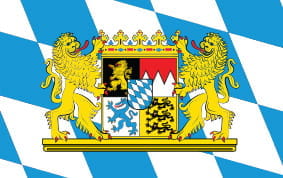 Das Wappen von Bayern