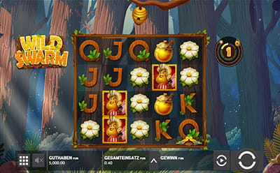 Der Slot Wild Swarm im Wazamba Casino.