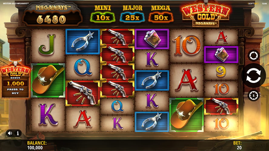 Western Gold Megaways online kostenlos spielen