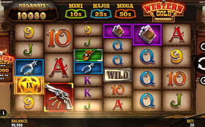 Western Gold Megaways Slot Mobile