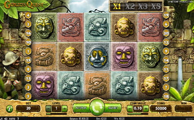 Gonzo’s Quest Slot von NetEnt.