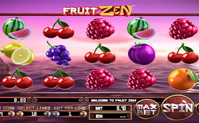 Der Online Slot Fruit Zen bei WildPharao.