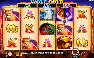 Wolf Gold im LeoVegas Online Spielhalle.
