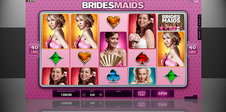 Der Spielautomat Bridesmaids zum Film Brautalarm