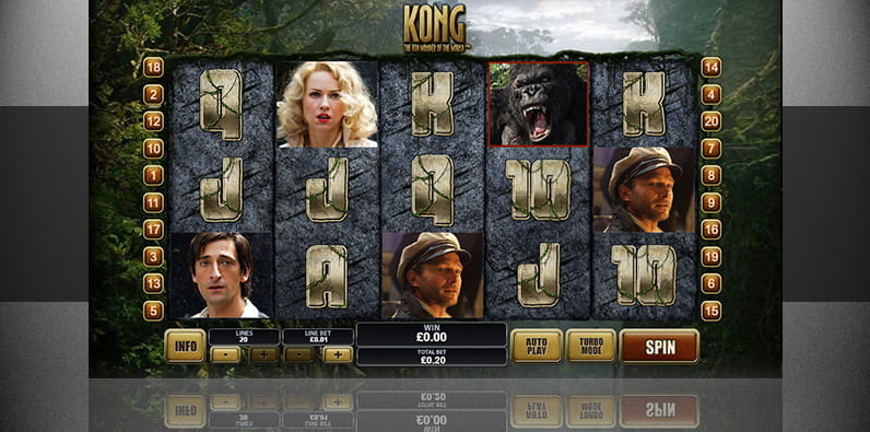 Spielautomat zum Film King Kong 