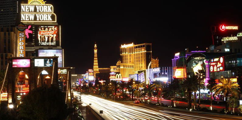 Las Vegas ist die Nummer Eins der größten Glücksspiel-Städte in den US