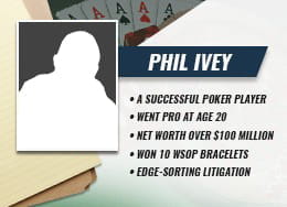 Der Pokerspieler Phil Ivey