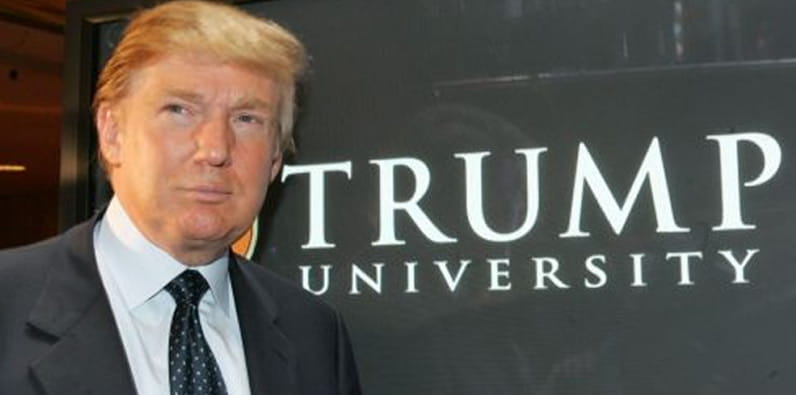 Trump begleicht 25 Millionen im Trump Universität Prozess 