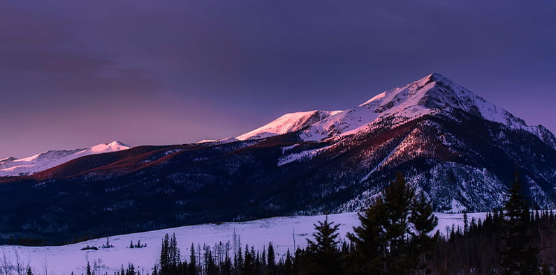 Die atemberaubende Sicht auf die Berge vom besten Casino in Black Hawk, Colorado