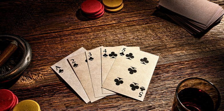 Ein typisches Pokerspiel: Die Poker Karten