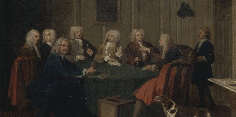 A Club of Gentlemen von Joseph Highmore, c. 1730