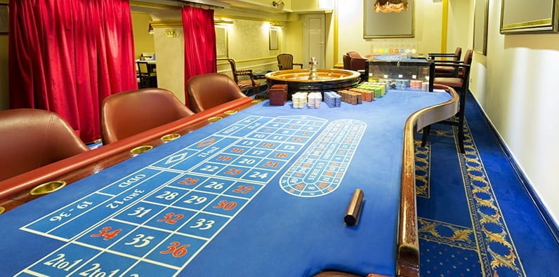 Innendesign Casino Stil